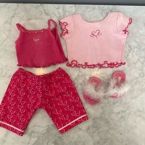 American Girl Heart PJ Set 2003- Girl of Today